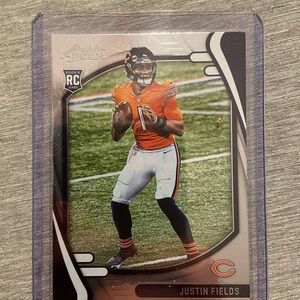 Justin Fields Chicago Bears 2021 Panini Absolute Football Rookie Card #108